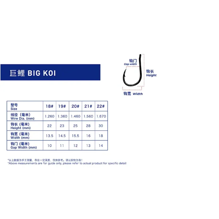BIG KOI-table size